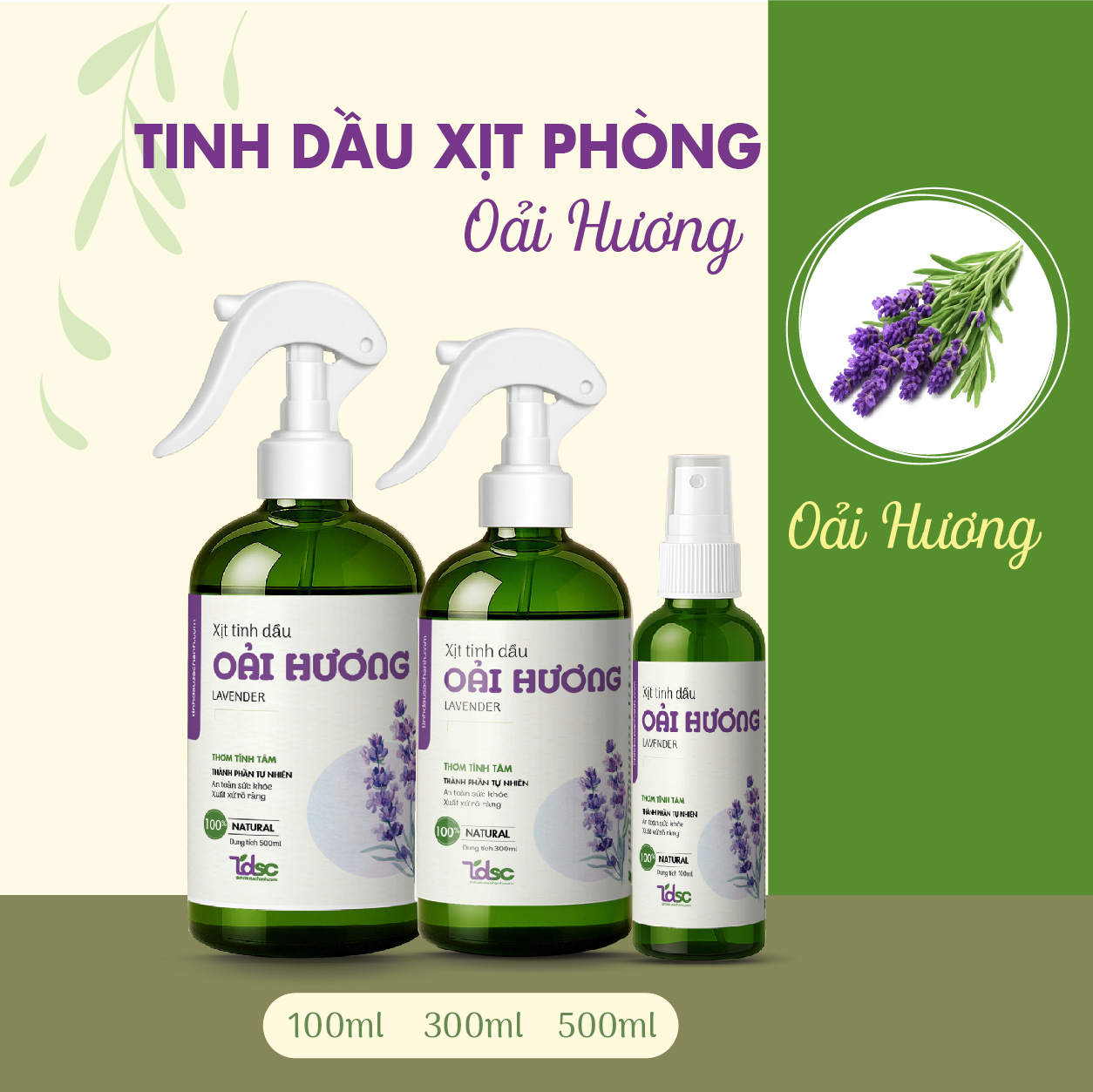 Xịt Thơm Oải Hương
