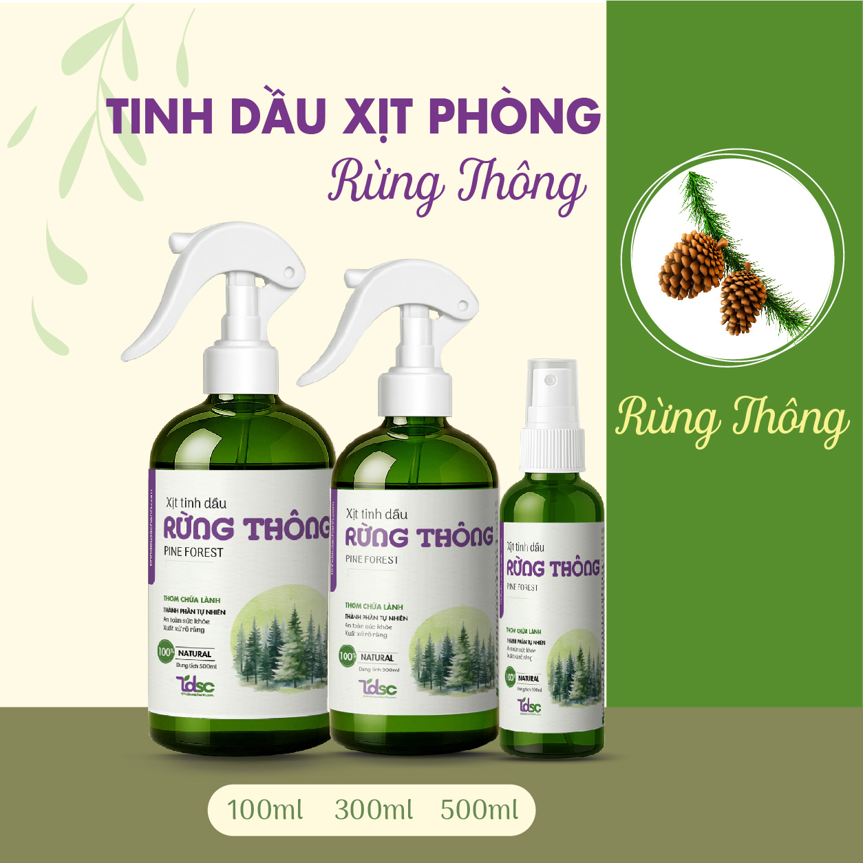 Xịt Thơm Rừng Thông