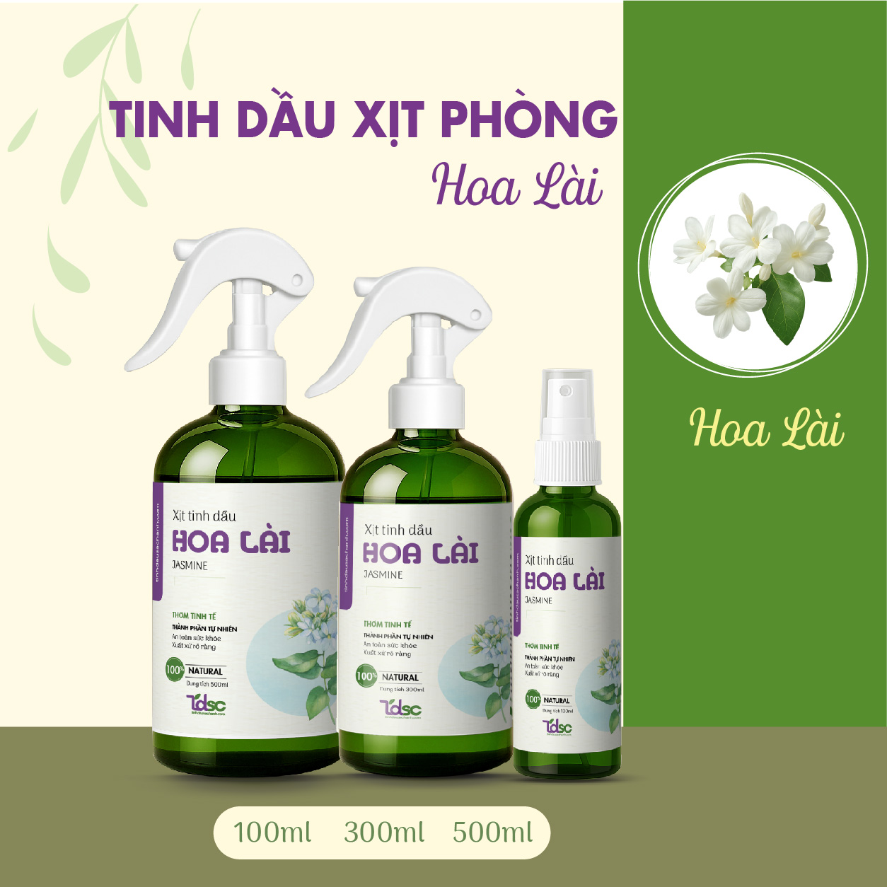Xịt Thơm Hoa Lài