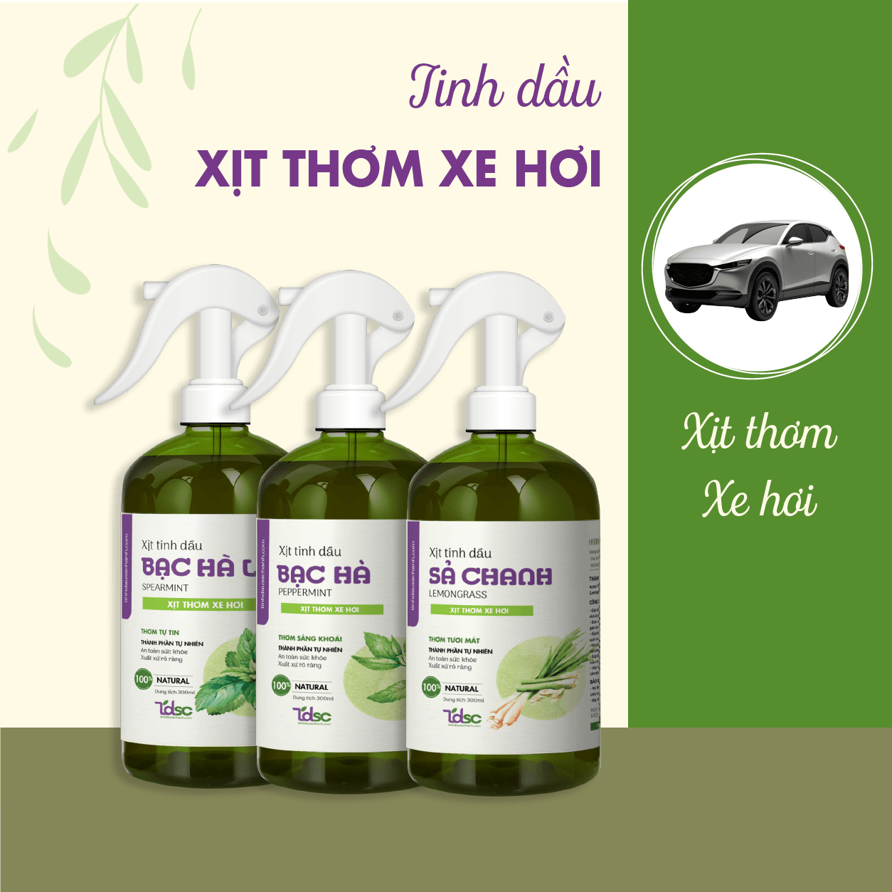 Xịt Thơm Xe Hơi