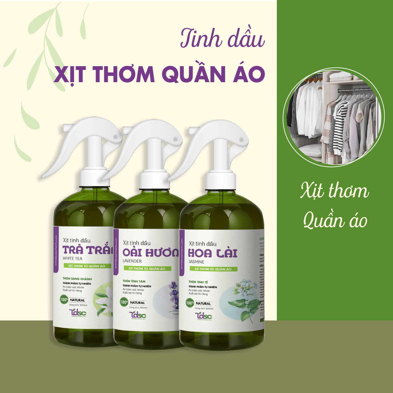 xịt thơm tủ quần áo
