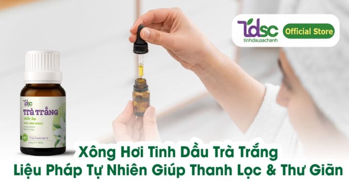 Xông Hơi Tinh Dầu Trà Trắng: Liệu Pháp Tự Nhiên Giúp Thanh Lọc & Thư Giãn