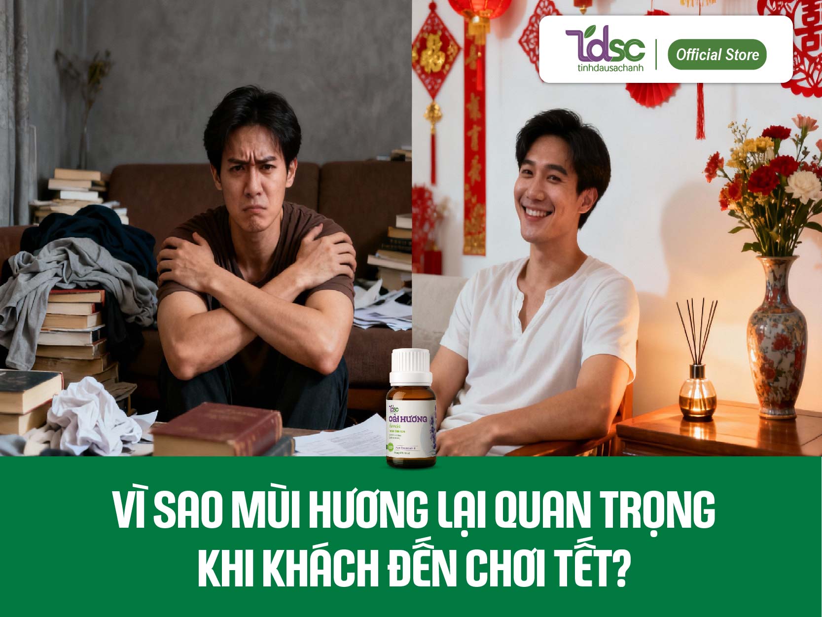 Vì sao mùi hương lại quan trọng khi khách đến chơi Tết?