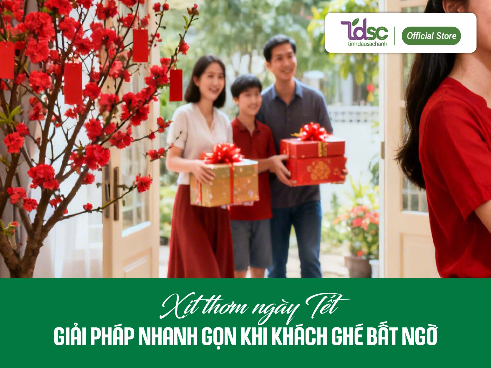 Xịt thơm phòng ngày Tết – giải pháp nhanh gọn khi khách ghé bất ngờ