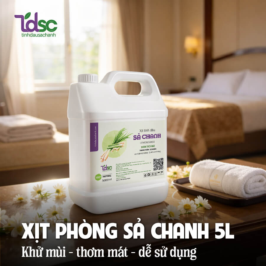 Xịt phòng sả chanh 5L