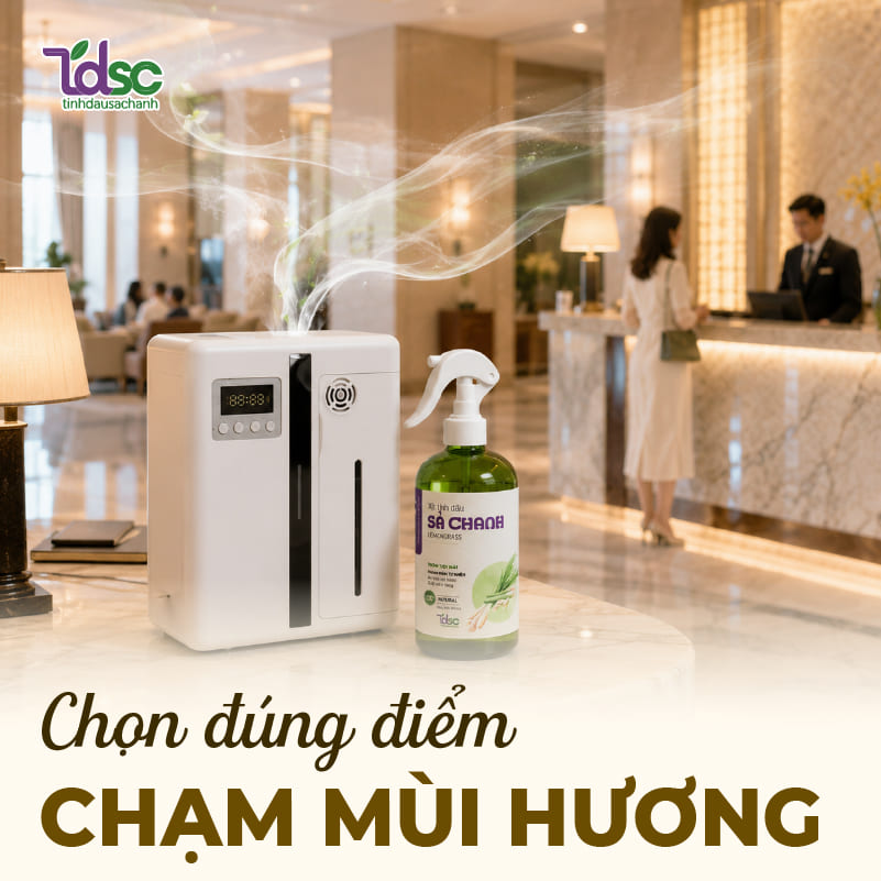 Điểm chạm mùi hương trong khách sạn