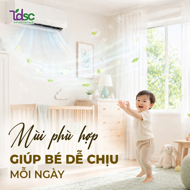 Chọn mùi hương phù hợp cho phòng của bé 