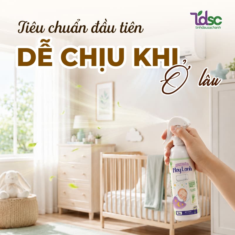 Tiêu chuẩn chọn xịt phòng cho phòng máy lạnh trẻ em